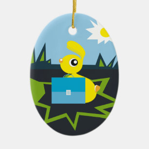 Sunny Bunny Keramikornament