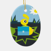 Sunny Bunny Keramikornament (Hinten)