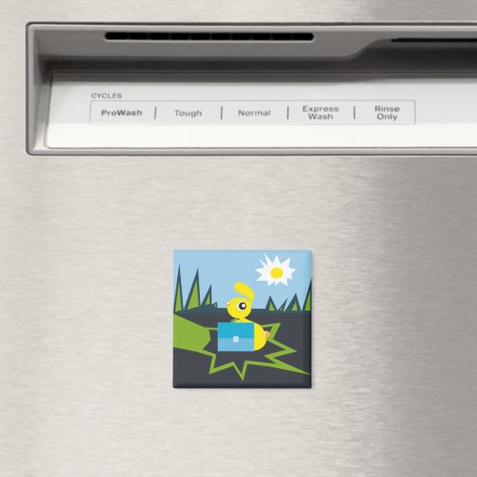 Sunny Bunny Magnet (In Situ (Geschirrspüler))