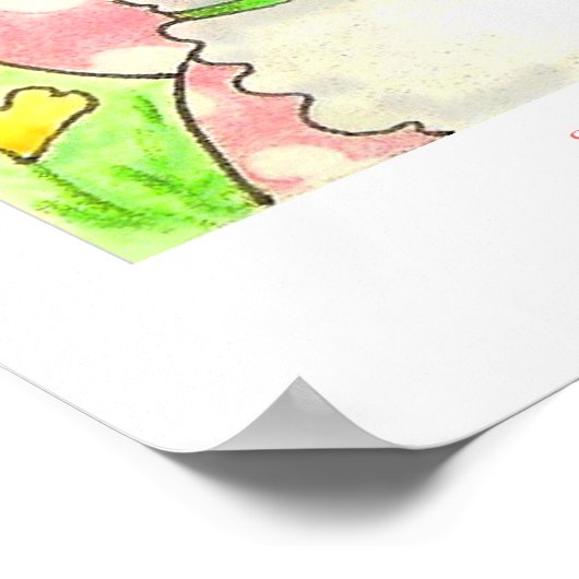 Sunny Bunny Poster (Ecke)