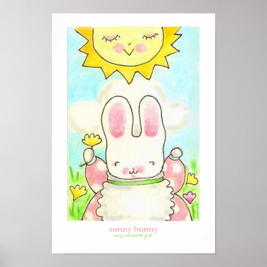 Sunny Bunny Poster (Vorne)