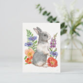 Sunny Bunny Postkarte (Stehend Vorderseite)