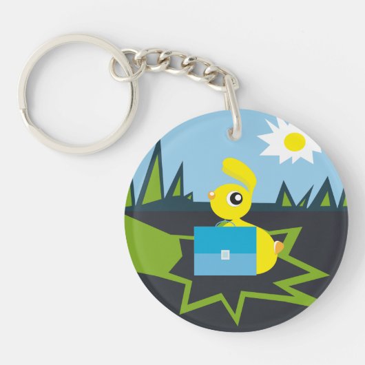 Sunny Bunny Schlüsselanhänger (Vorderseite)