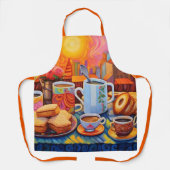 Sunny Café Delight Schürze (Vorderseite)