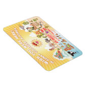 Sunny California Cartoon Magnet (Rechte Seite)