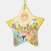 Sunny California Keramik Ornament (Links)