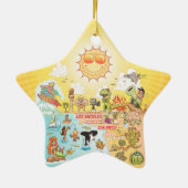 Sunny California Keramik Ornament (Hinten)