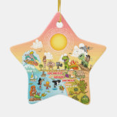 Sunny California Keramik Ornament (Hinten)