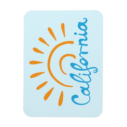 Sunny California Logo Magnet (Vertikal)