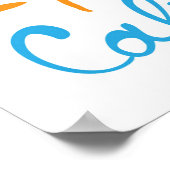 Sunny California Logo Poster (Ecke)