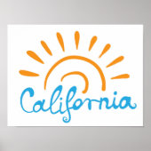 Sunny California Logo Poster (Vorne)
