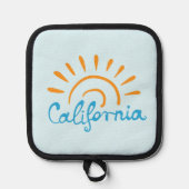 Sunny California Logo Topflappen (Vorderseite)