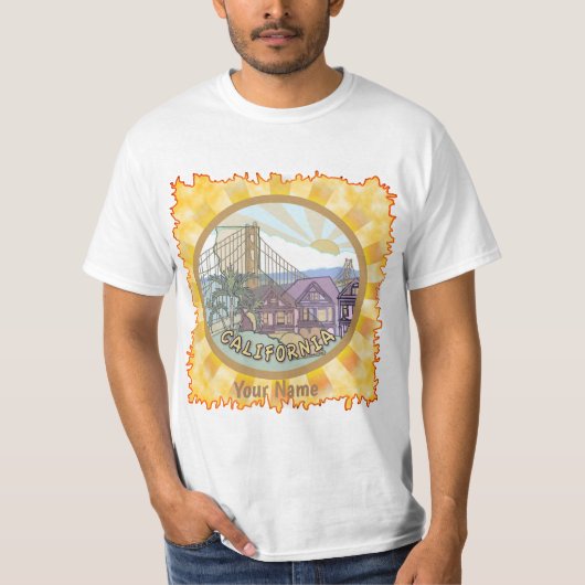 Sunny California T - Shirt (Vorderseite)