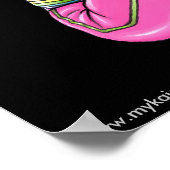 "Sunny" Candid Butterfly Rainbow Feed Posters Poster (Ecke)