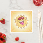 Sunny Cartoon Paper Napkin Serviette (Beispiel)