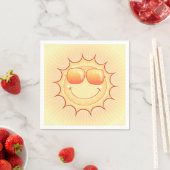 Sunny Cartoon Paper Napkin Serviette (Beispiel)