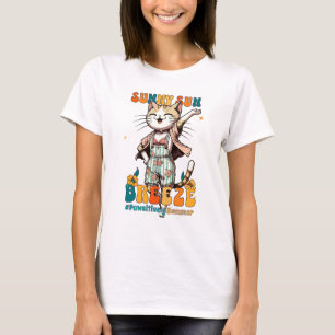 Sunny Cat Summer Delight - Genießen Sie die Entspa T-Shirt