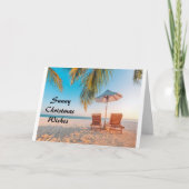 ***SUNNY CHRISTMAS WISHES*** FEIERTAGSKARTE (Vorderseite)