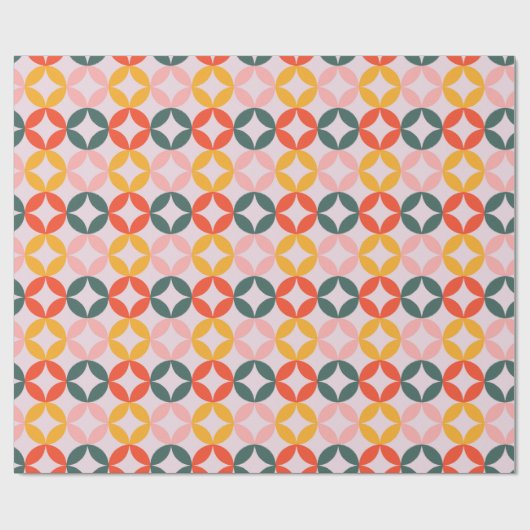 Sunny Circles Geschenkpapier (Flach)