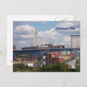 Sunny Cleveland, Ohio Postcard Postkarte (Vorne/Hinten)