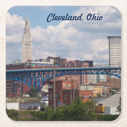 Sunny Cleveland Paper Untersetzer (Vorderseite)