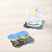 Sunny Cleveland River View Untersetzer (Vor Ort)