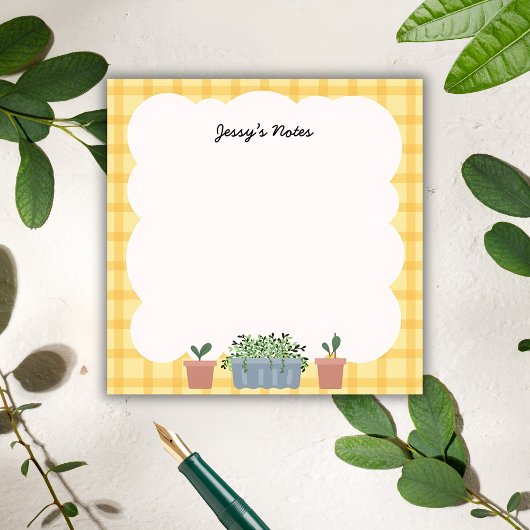 Sunny Cloud Garden - Botanical Greenhouse Post-it Klebezettel