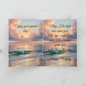 Sunny Coast Birthday Wishes Karte (Innenseite)