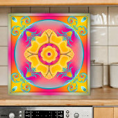 Sunny Colorful Blumenküche oder Bad Tile Fliese