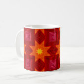 Sunny colorful stars kaffeetasse (Vorderseite Links)