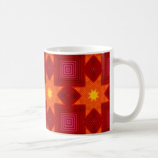 Sunny colorful stars kaffeetasse (Rechts)