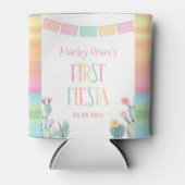 Sunny Colors Cactus Mexican Theme First Fiesta Dosenkühler (Vorderseite)