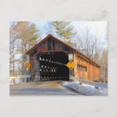 Sunny Coombs Covered Bridge Postkarte (Vorderseite)