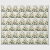 Sunny Cosmos Garden Geschenkpapier (Flach)