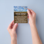 Sunny Country Scene, Reiseagentur Adververt Flyer (Gruppe)