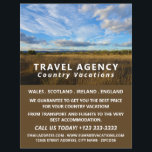 Sunny Country Scene, Reiseagentur Adververt Flyer<br><div class="desc">Sonnige Landschaft,  Reisebüro Werbung Flyer durch den Business Card Store.</div>