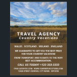 Sunny Country Scene, Reiseagentur Adververt Flyer<br><div class="desc">Sonnige Landschaft,  Reisebüro Werbung Flyer durch den Business Card Store.</div>