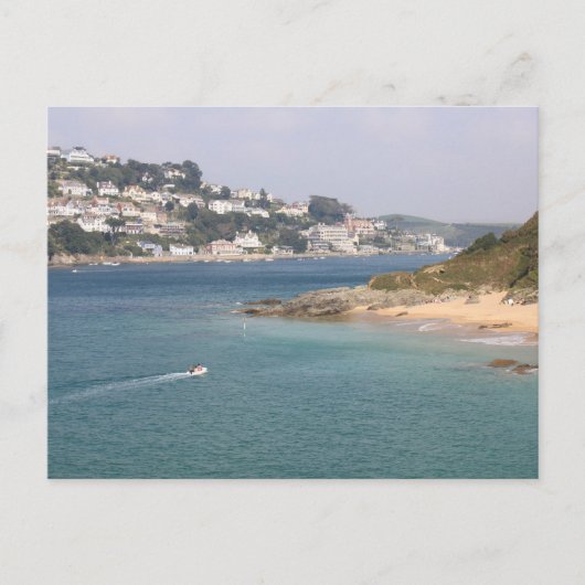 Sunny Cove, Salcombe, Devon Postkarte (Vorderseite)