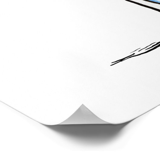 Sunny Cow Poster (Ecke)