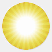 Sunny Custom Sticker (Vorderseite)