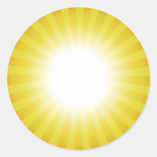 Sunny Custom Sticker (Vorderseite)