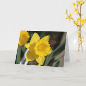 Sunny Daffodil Karte (Gelbe Blume)