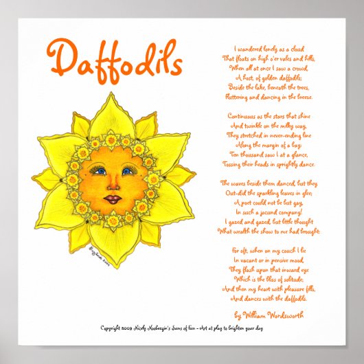 Sunny Daffodil - Poster (Vorne)
