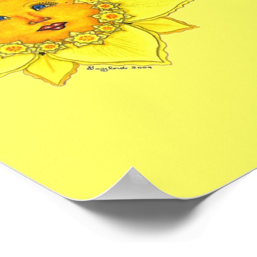 Sunny Daffodil - Poster (Ecke)