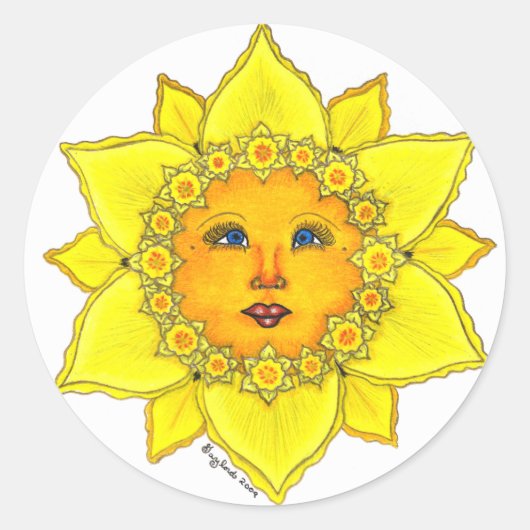 Sunny Daffodil - Stickers (Vorderseite)