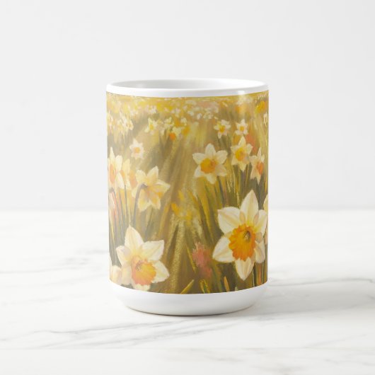 Sunny Daffodils Kaffeetasse (Mittel)