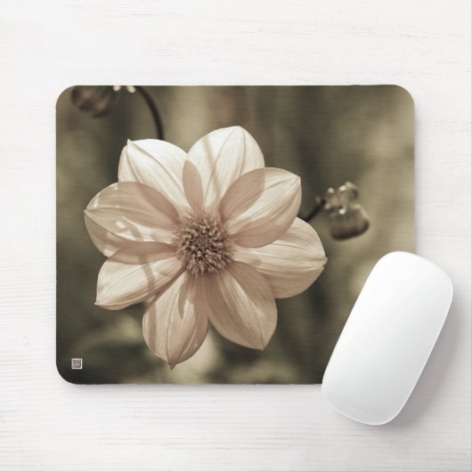 Sunny Dahlia Mousepad (Mit Mouse)