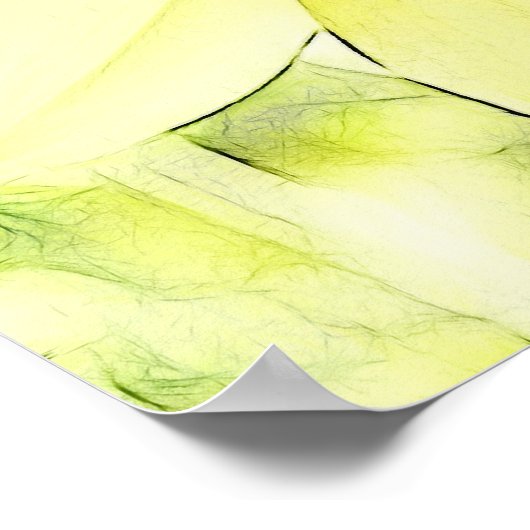 Sunny Dahlias Poster (Ecke)