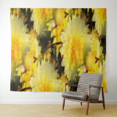 Sunny Dahlias... Wandteppich (Beispiel (Horizontal))