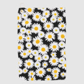 Sunny Daisies Golfhandtuch (Vorderseite)